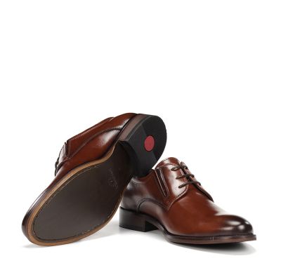 Мъжки кафяви елегантни обувки FLUCHOS