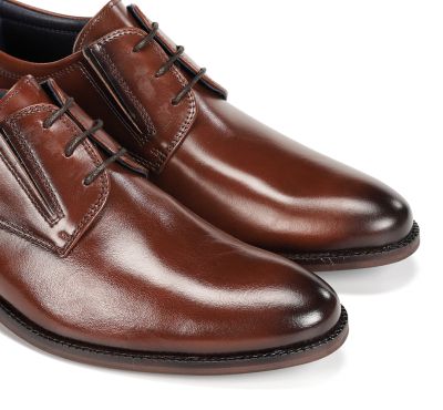 Мъжки кафяви елегантни обувки FLUCHOS