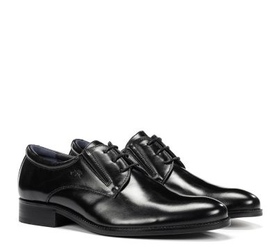 Мъжки черни елегантни обувки FLUCHOS