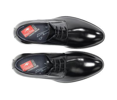 Мъжки черни елегантни обувки FLUCHOS