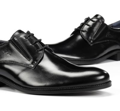 Мъжки черни елегантни обувки FLUCHOS