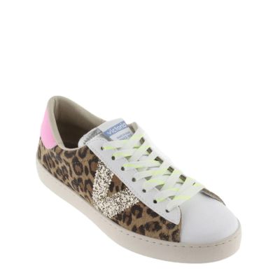 Дамски кецове с леопардов принт VICTORIA