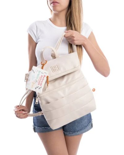 Дамска бежова раница REFRESH