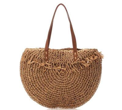 Дамска плетена чанта рафия REFRESH
