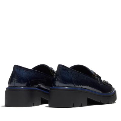 Дамски тъмносини лачени мокасини REGARDE LE CIEL