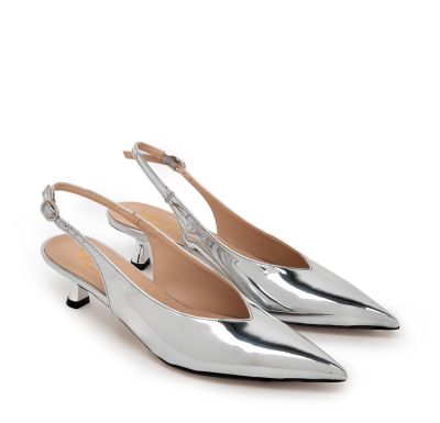 Дамски сребристи обувки BIANCA DI