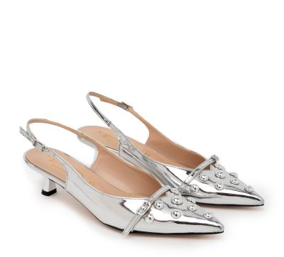Дамски сребристи обувки BIANCA DI