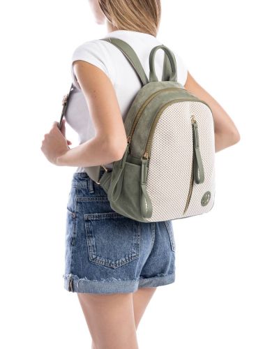 Дамска велурена раница CARMELA