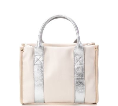 Дамска сребриста чанта CARMELA