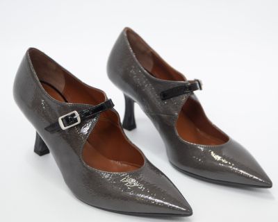 Дамски сиви елегантни обувки WALL STREET