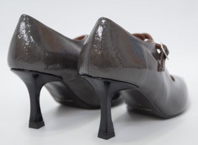 Дамски сиви елегантни обувки WALL STREET