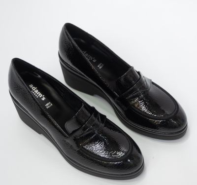 Дамски лачени мокасини ADAM'S