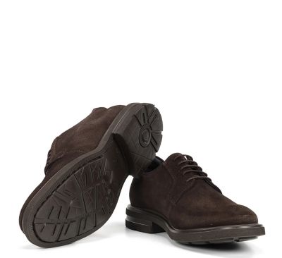 Мъжки кафяви велурени обувки FLUCHOS