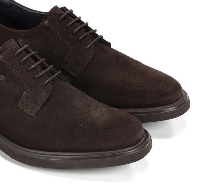 Мъжки кафяви велурени обувки FLUCHOS