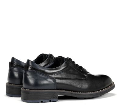 Мъжки черни кожени обувки FLUCHOS