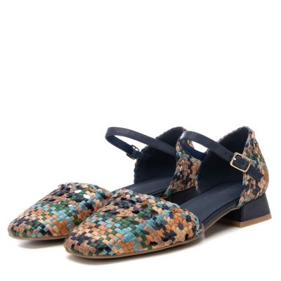 Дамски кожени плетени обувки CARMELA