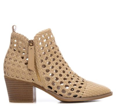 Дамски летни кожени боти CARMELA