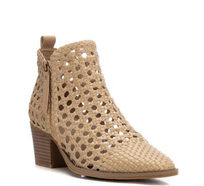 Дамски летни кожени боти CARMELA