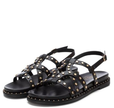 Дамски черни ежедневни сандали CARMELA