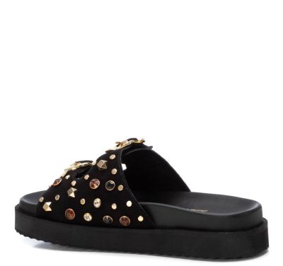 Дамски черни ежедневни чехли CARMELA