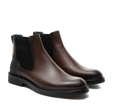 Мъжки кафяви кожени боти AMBITIOUS