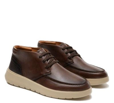 Мъжки кафяви кожени боти AMBITIOUS