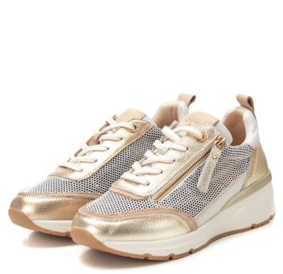 Дамски златисти маратонки CARMELA