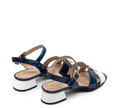 Дамски кожени сандали лак DFC RELAX