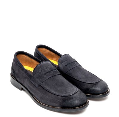 Мъжки сини мокасини AMBITIOUS