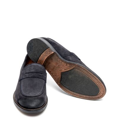 Мъжки сини мокасини AMBITIOUS