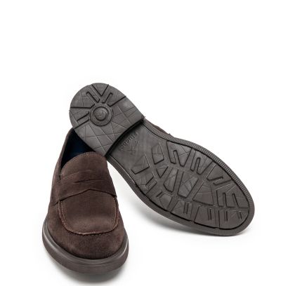 Мъжки кафяви мокасини FLUCHOS