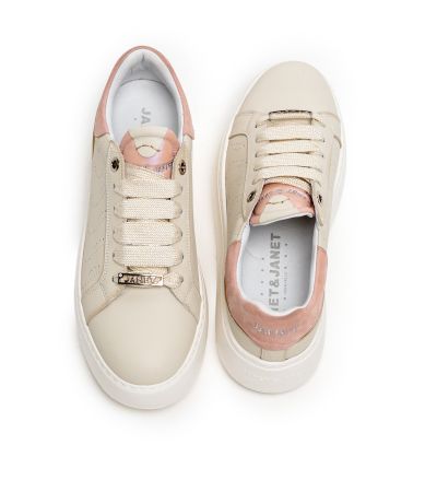 Дамски бежови спортни обувки JANET&JANET