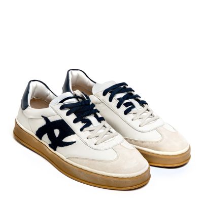 Мъжки бели кожени маратонки AMBITIOUS