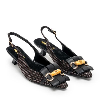 Дамски черни обувки ADAM'S