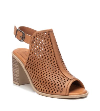 Дамски камелени кожени сандали CARMELA