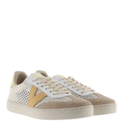 Дамски мрежести маратонки с цветни елементи VICTORIA