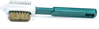 Комбинирана четка с месингови нишки за почистване и размъхване на велур и набук COLLONIL Combi burste