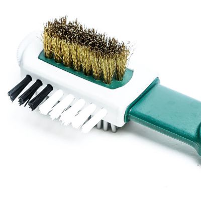 Комбинирана четка с месингови нишки за почистване и размъхване на велур и набук COLLONIL Combi burste