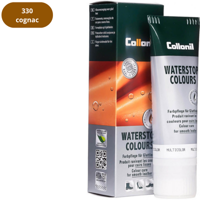 Крем-боя за обувки COLLONIL Waterstop Cognac