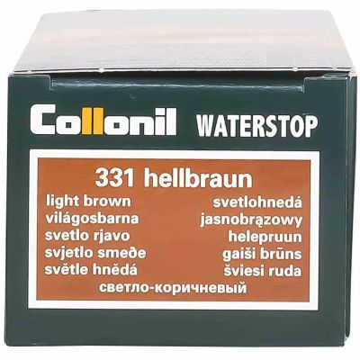 Светлокафява крем-боя за обувки COLLONIL Waterstop светлокафяв