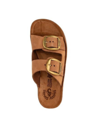 Дамски кожени чехли FANTASY