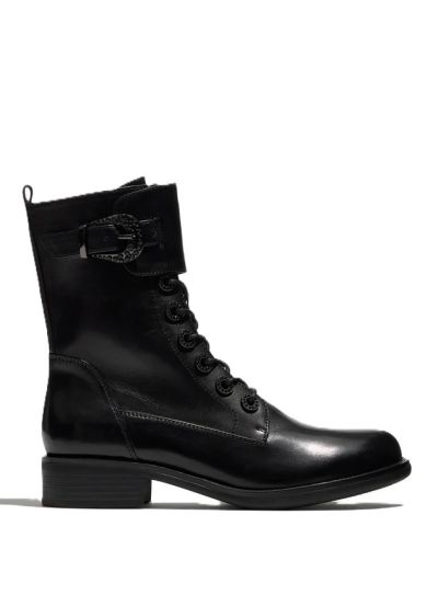 Дамски черни кожени боти REGARDE LE CIEL