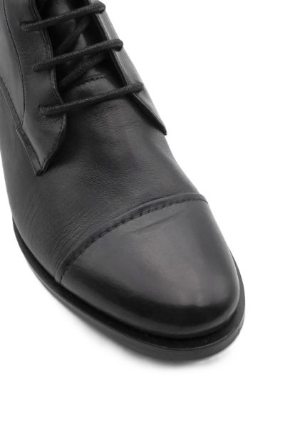 Дамски черни кожени боти REGARDE LE CIEL