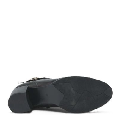 Дамски черни кожени боти REGARDE LE CIEL