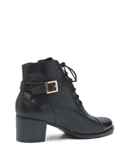 Дамски черни кожени боти REGARDE LE CIEL