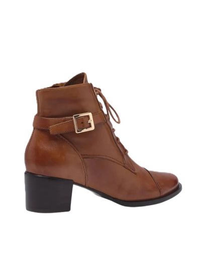 Дамски камелени кожени боти REGARDE LE CIEL