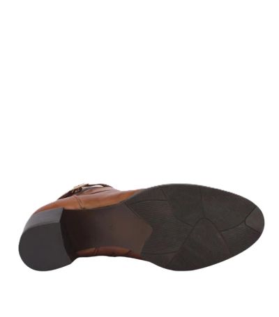 Дамски камелени кожени боти REGARDE LE CIEL