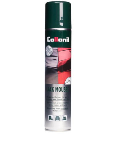 Пяна за лачена кожа с почистващ и подхранващ ефект COLLONIL Lack Mousse