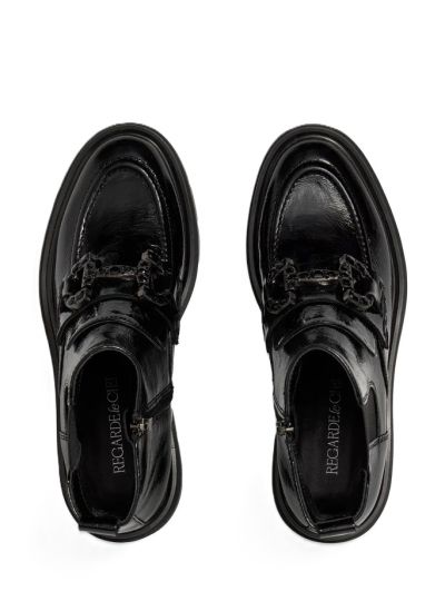 Дамски черни боти лак REGARDE LE CIEL