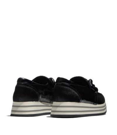 Дамски черни мокасини на платформа REGARDE LE CIEL